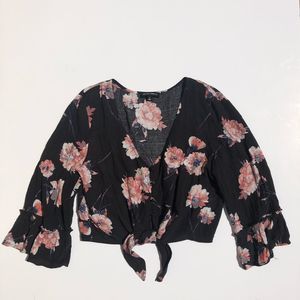 Cotton Candy L.A. Boho Crop Blouse, Size S